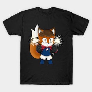 Fireworks Fox T-Shirt